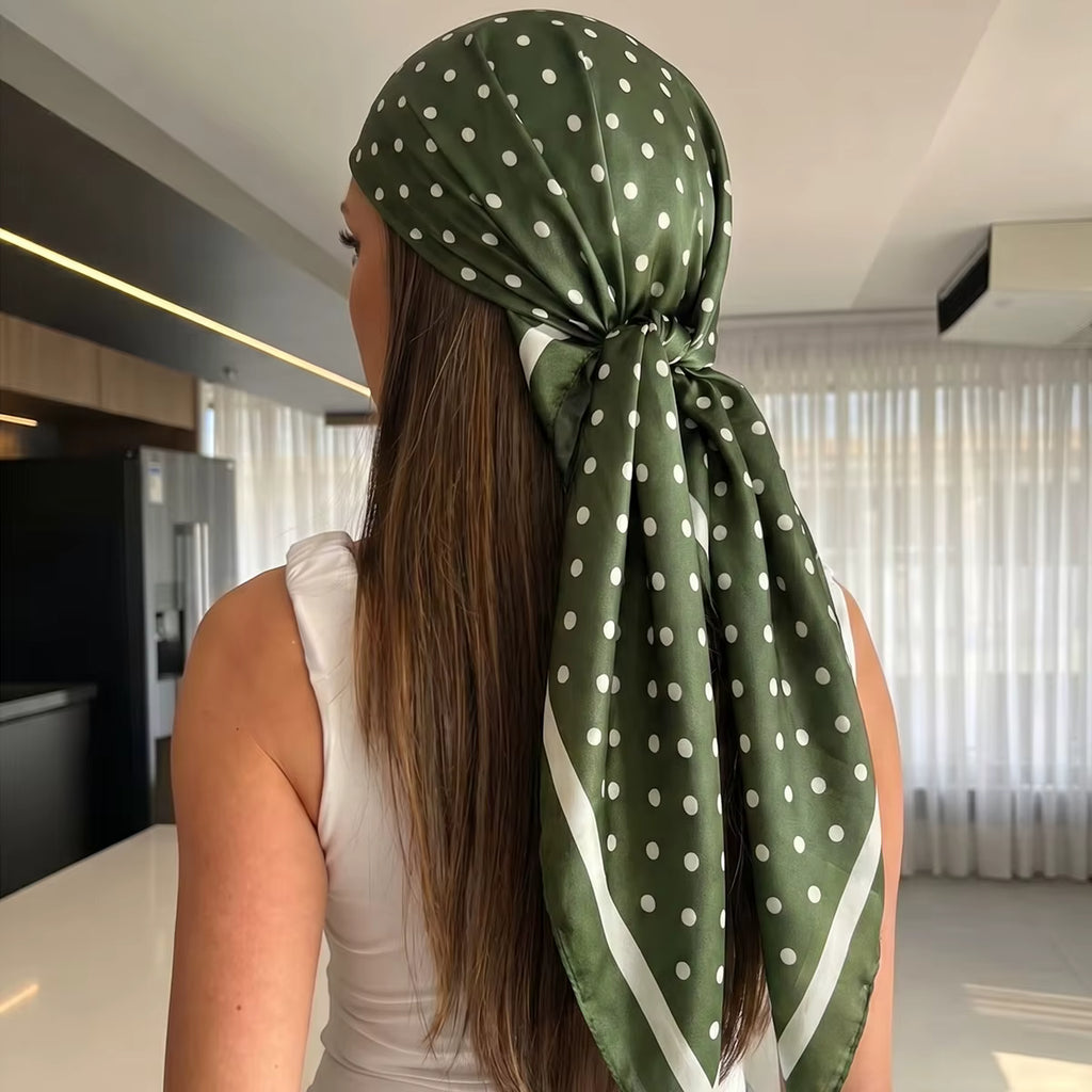POLKA DOT HEAD SCARF - LIMITED COLOUR ALTERNATIVE