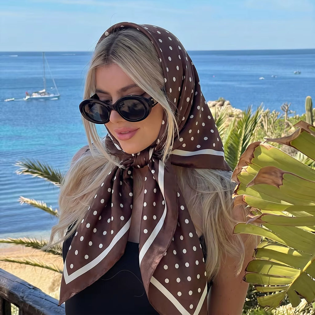 POLKA DOT HEAD SCARF - LIMITED COLOUR ALTERNATIVE