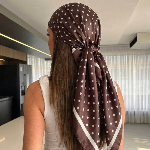 POLKA DOT HEAD SCARF - LIMITED COLOUR ALTERNATIVE